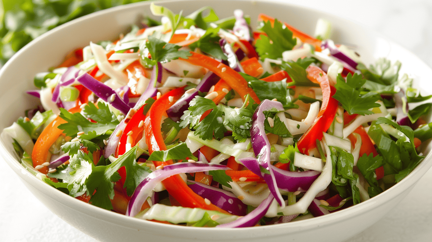 Low Fat Asian Coleslaw