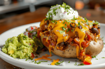 Vegetarian Stuffed Potatoes