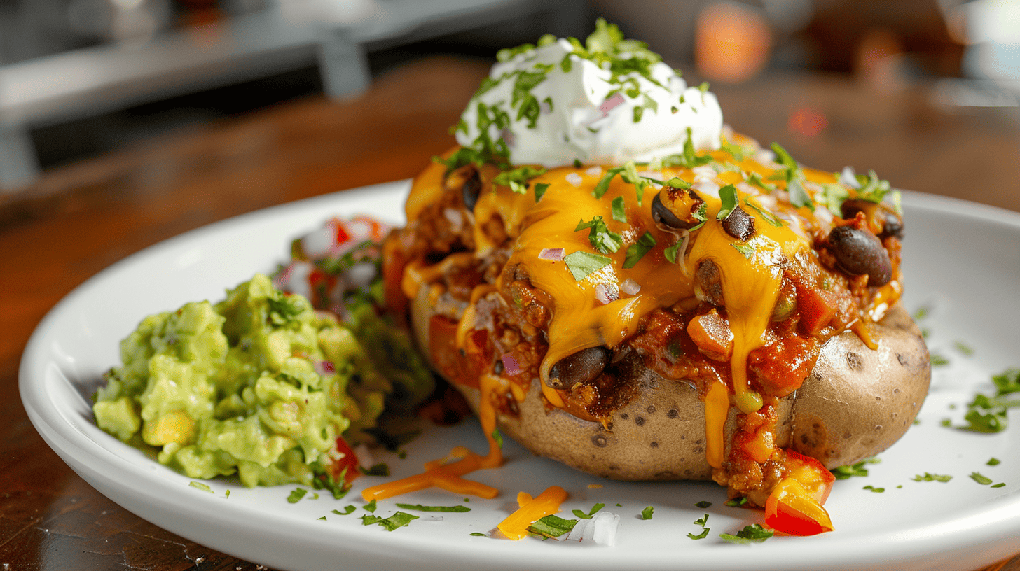 Vegetarian Stuffed Potatoes