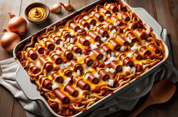 Coney Island Hot Dog Casserole