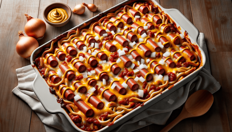 Coney Island Hot Dog Casserole