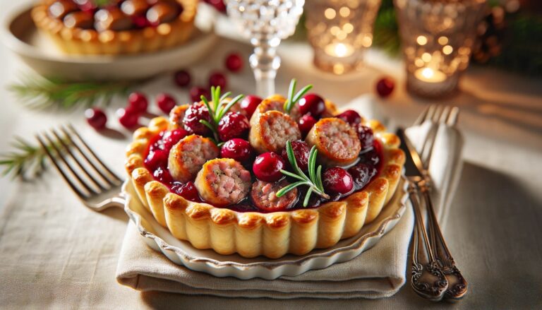 Cranberry Sausage Tartlettes
