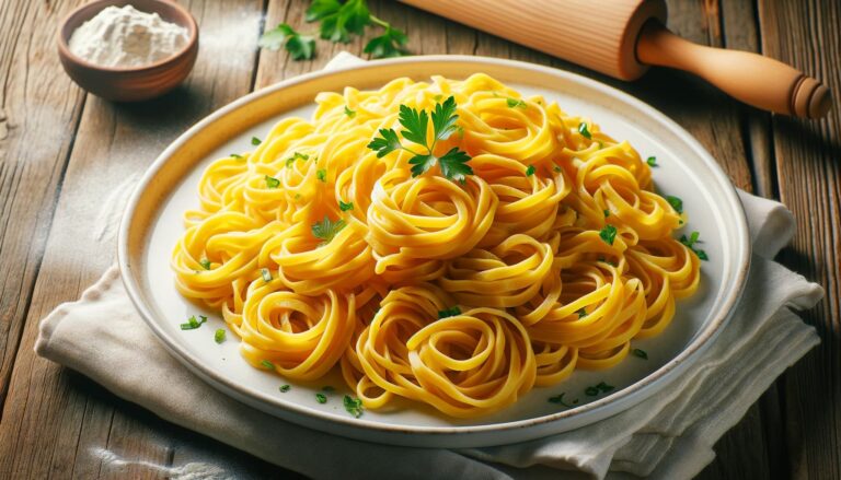 Delicious Homemade Egg Noodles
