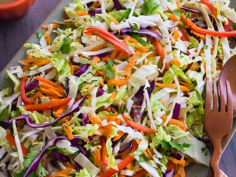 Lower Sodium Low Sugar Oriental Coleslaw