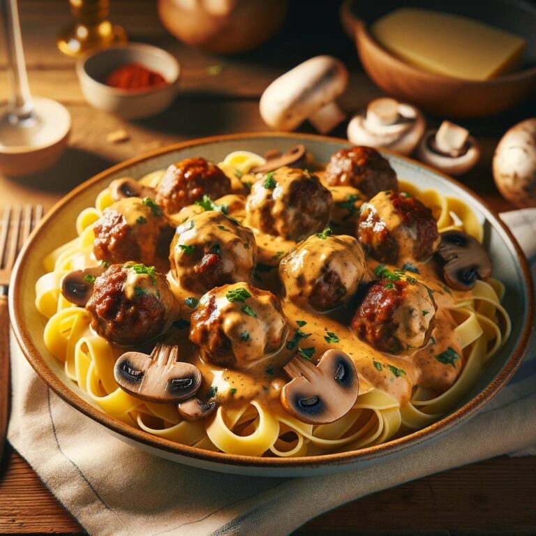 Meatball Stroganoff