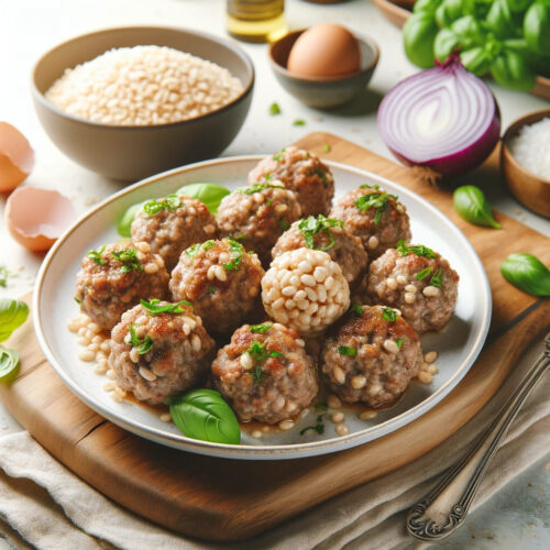 Meatball With Rice Krispies
