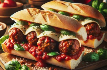 Mini Meatball Hero Sandwiches