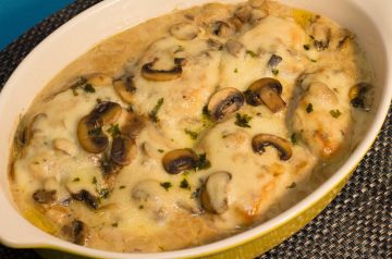 Mushroom Muenster Chicken