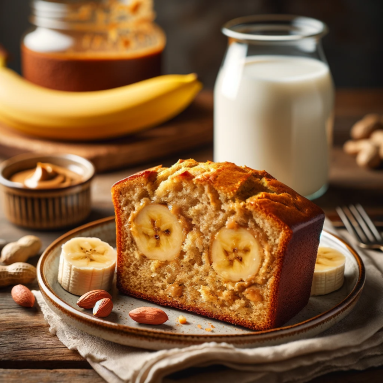 Peanut Butter Banana Bread