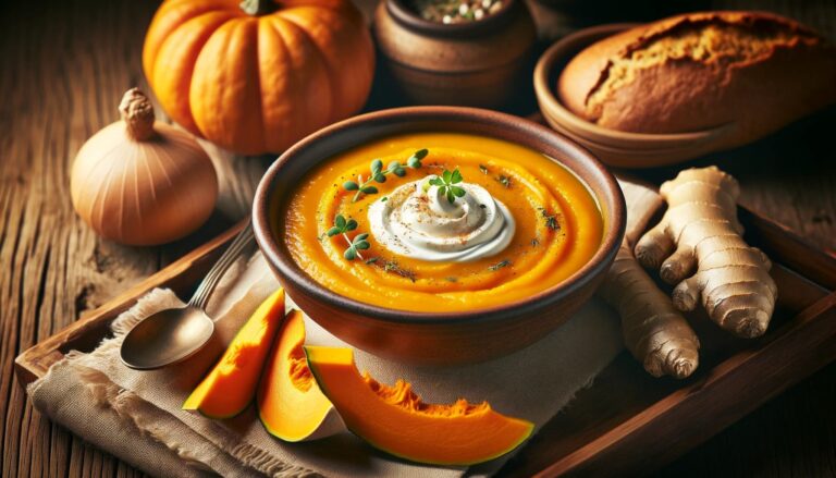 Pumpkin and Ginger Soup