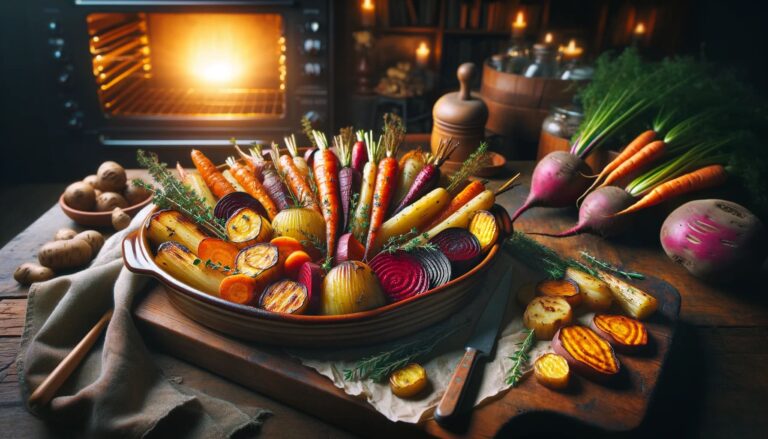 Roasted Winter Root Vegetables