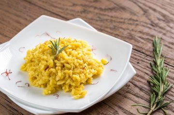 Saffron Risotto With Pistachios