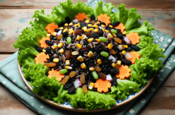Screeching Black Cat Salad