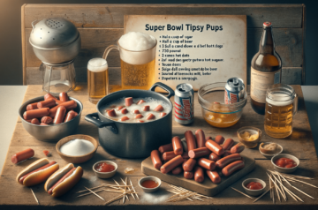 Super Bowl Tipsy Pups