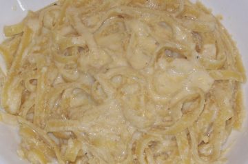 3 Step Fettuccine Alfredo