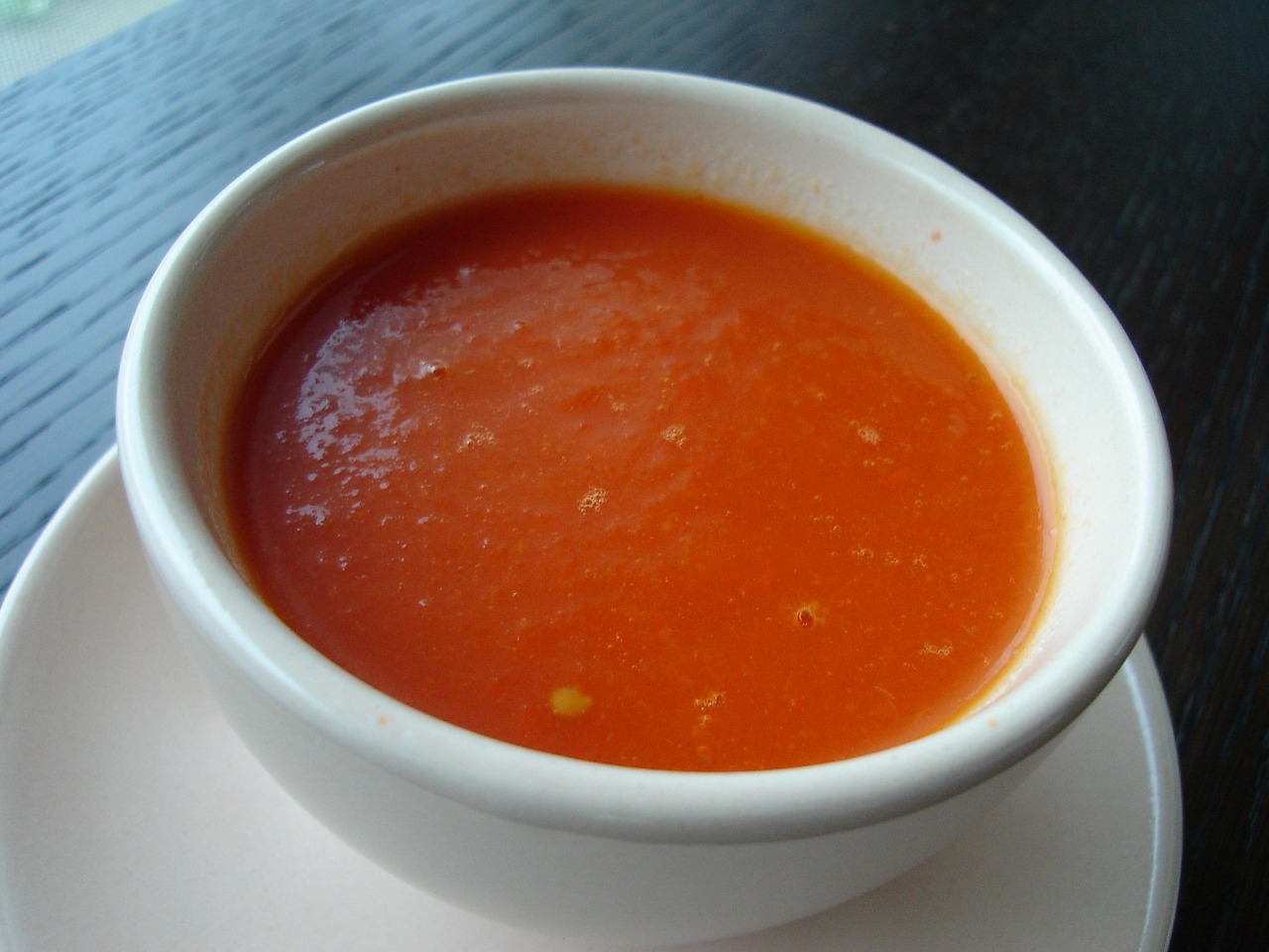 A Fresh Roasted Tomato and  Red Pepper Soup