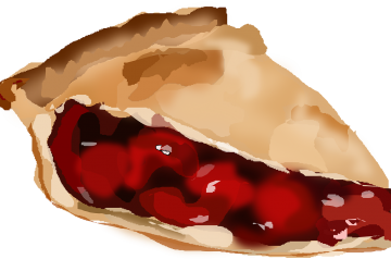 Almond Macaroon Cherry Pie