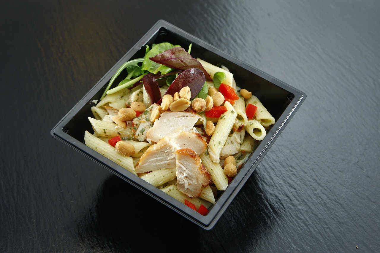 Asian Chicken Salad with Roasted Peanuts