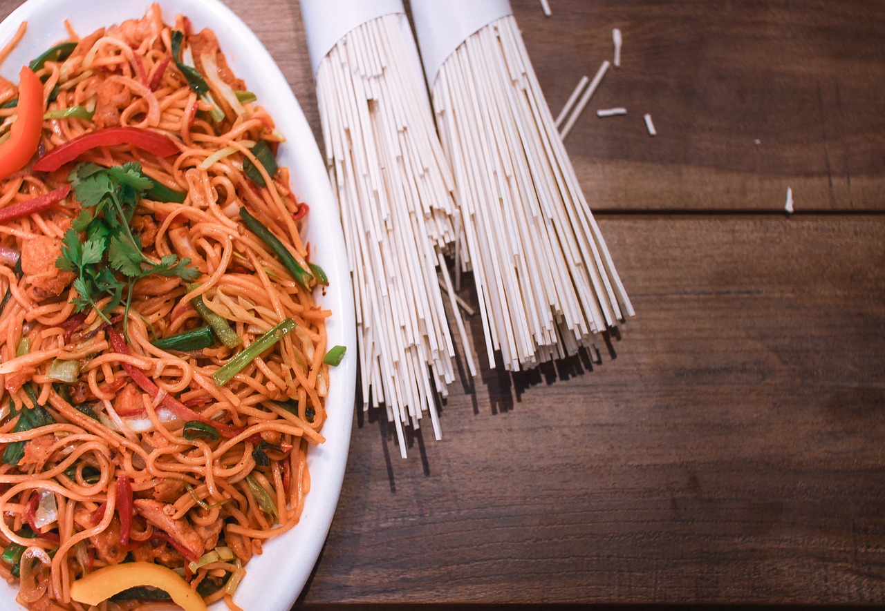 Asian Chicken with Noodles