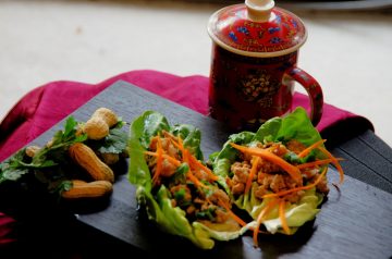 Hoisin Chicken Lettuce Wraps