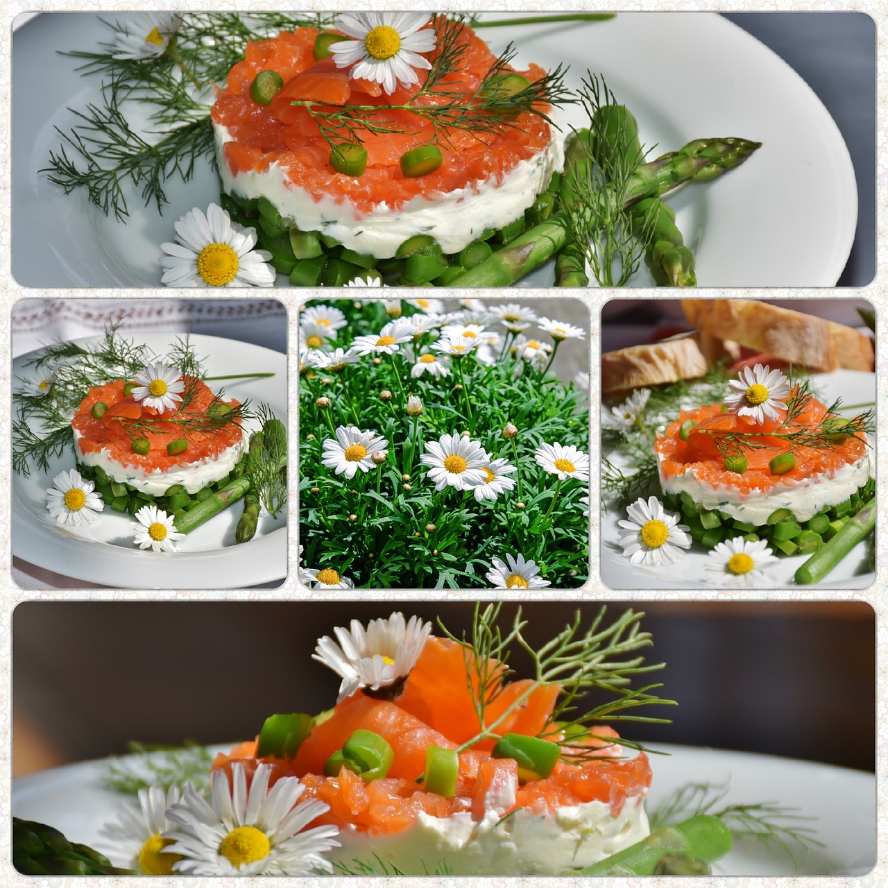 Smoked Salmon and Asparagus Quiche