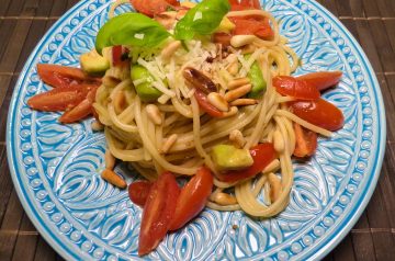 Avocado Basil Pasta