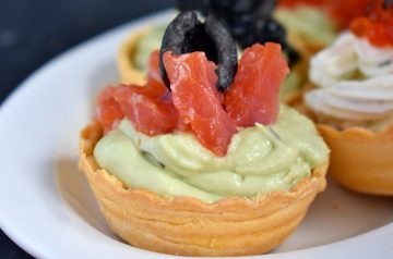 Avocado with Salmon Appetizer