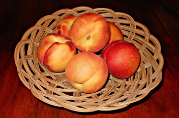 Baked Marsala Peaches