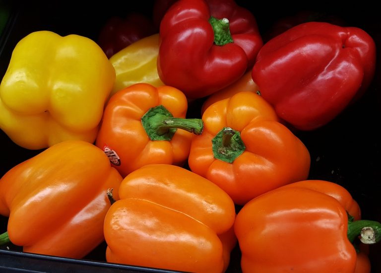 Baked Stuffed Mexi- Bell Peppers