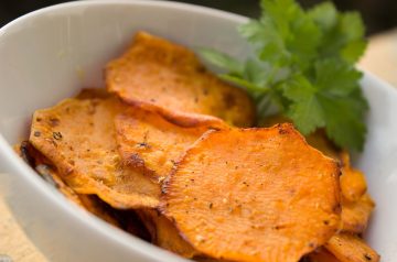 Baked Sweet Potato Chips