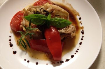 Balsamic Chicken and Peppers