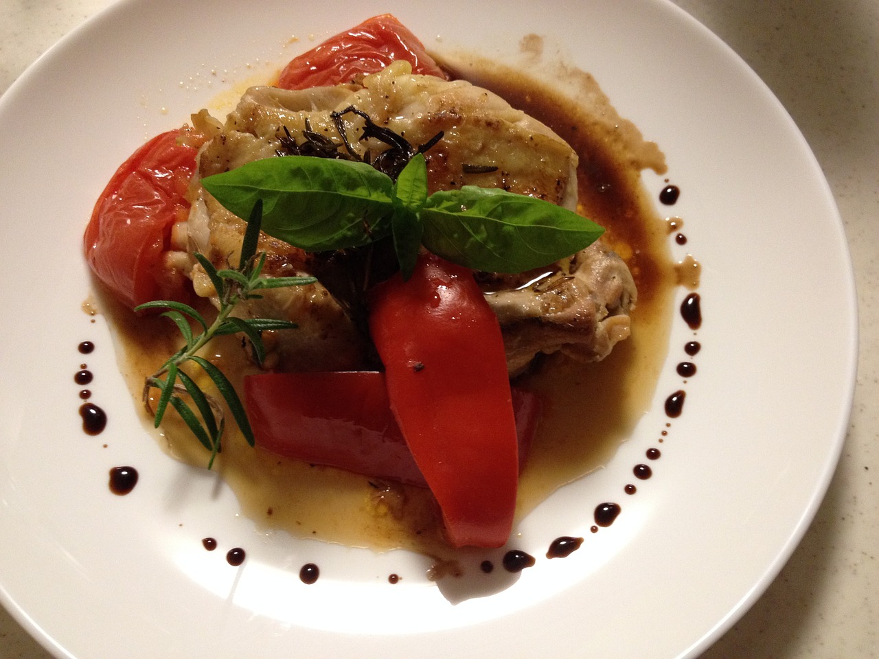Balsamic Chicken With Thyme