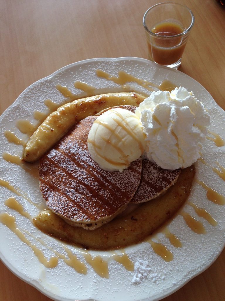 Banana Pancake Sandwich