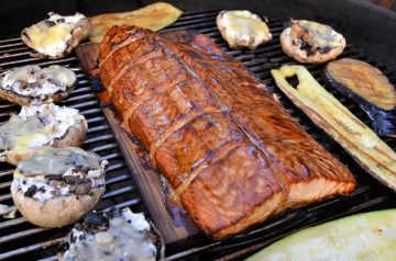 Maple Planked Salmon With Spice Rub