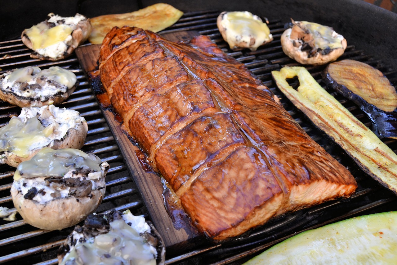 Maple Planked Salmon With Spice Rub