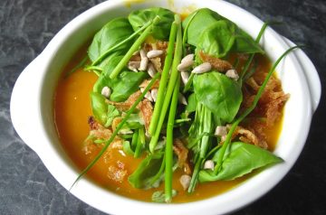 Basil Rice Soup