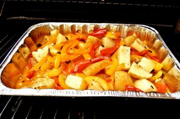 Roasted Potatoes With Whole Garlic