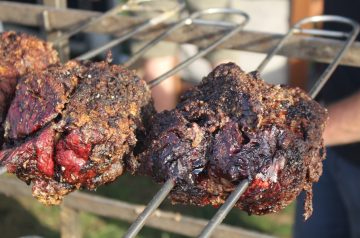 Rib-Eye Steaks With Hot-As-Heck Sauce