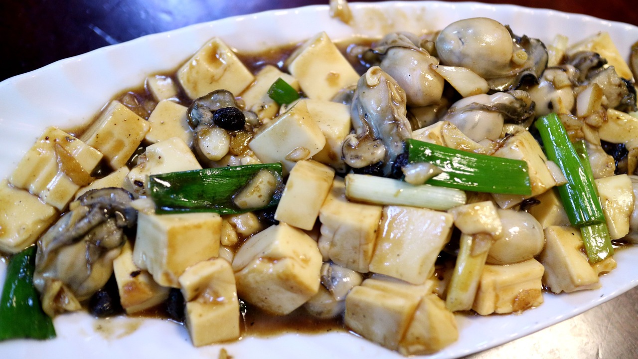 Beef and Tofu in Oyster Sauce