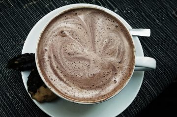 Brandied White Hot Chocolate