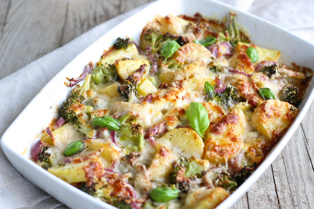 Three Cheese Broccoli and Penne Bake