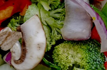 Broccoli and Mushroom Salad