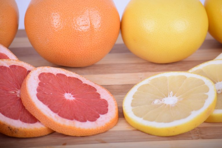 Broiled grapefruit