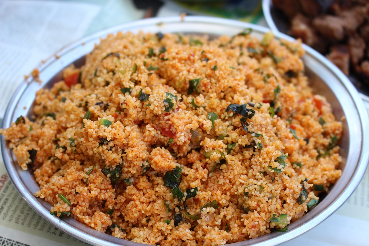 Bulgur Wheat and Roasted Vegetable Salad