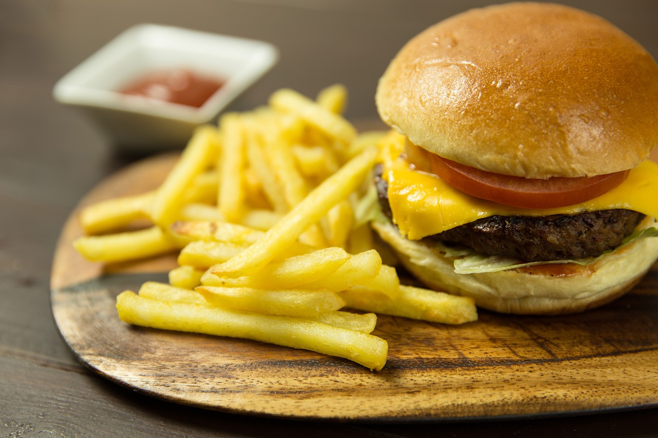 Classic Beef Burgers With Cheese Sauce