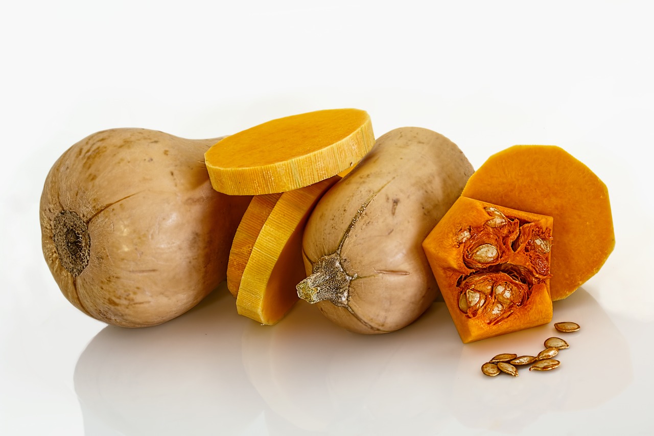 Butternut Squash with Onions and Pecans