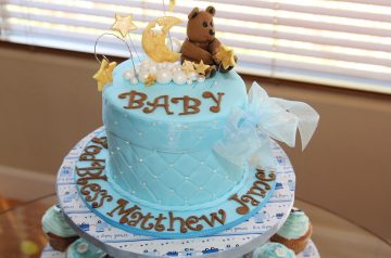 Baby Block Shower or Birthday Cake
