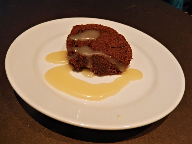 Fruit in Caramel and Whiskey Sauce
