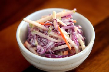 Carrot-Celery Slaw with Yogurt Dressing