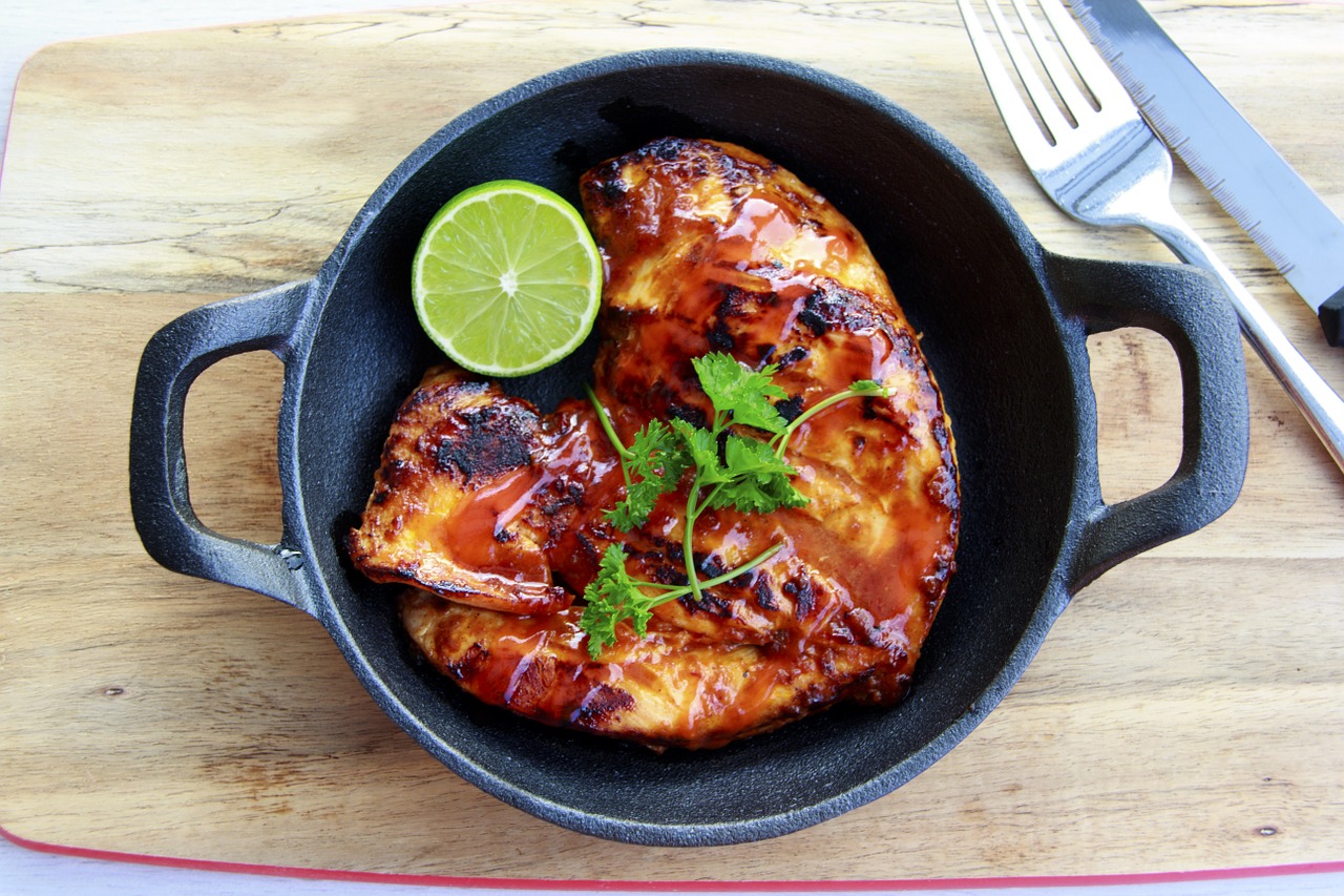 Orange-Grilled Chicken With Herbs